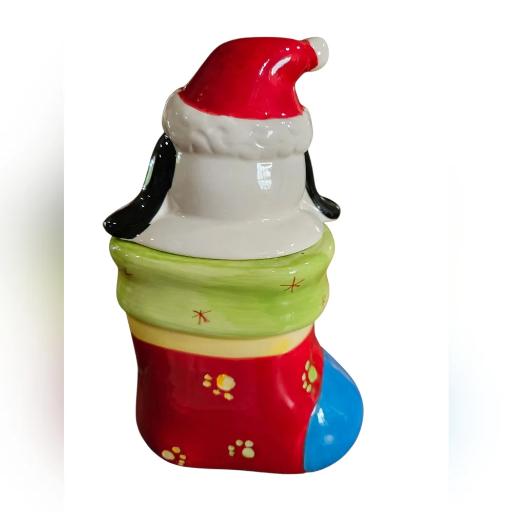 XMAS doggie Treat Jar